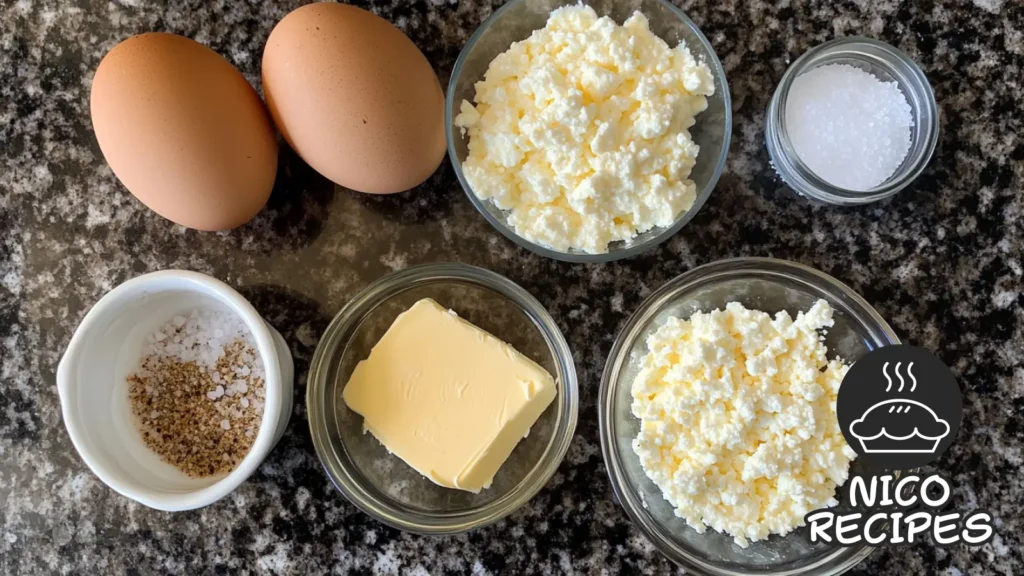 Cottage cheese eggs ingredients