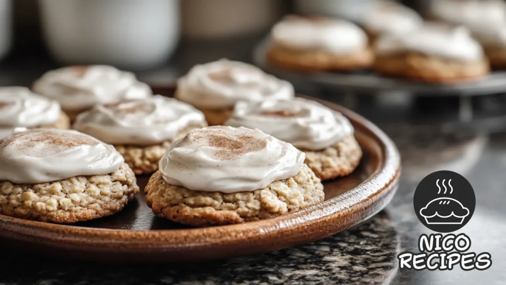 Frosted Oatmeal Cookies Recipe