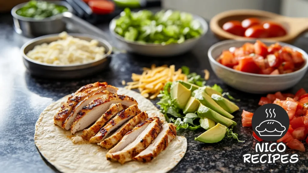 Grilled Chicken Wrap Recipe Cooking