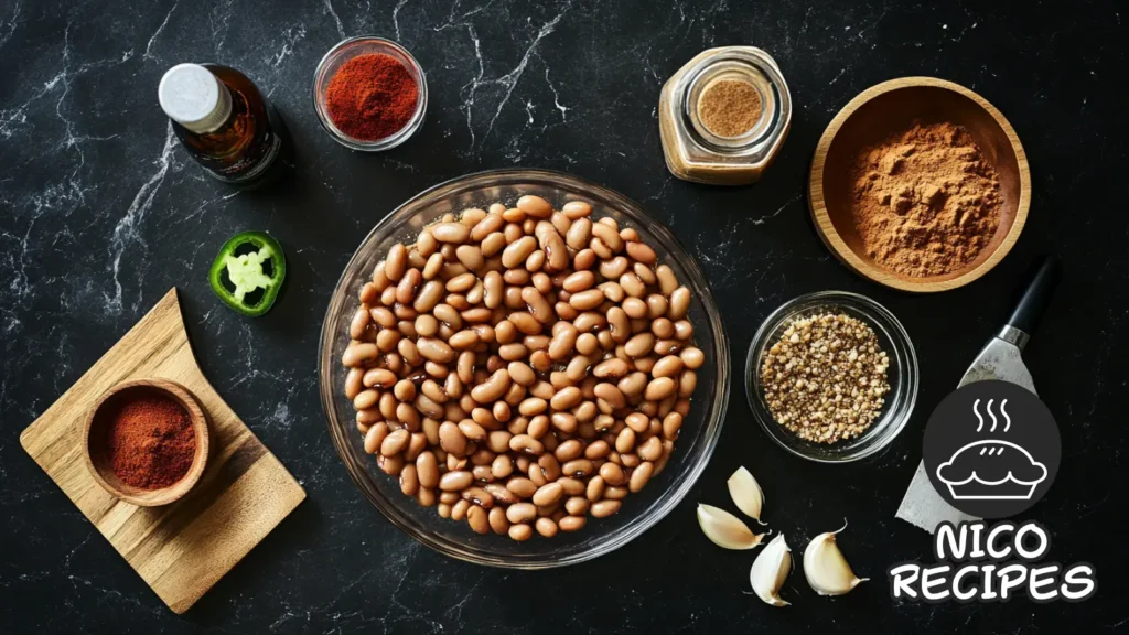 Smoked Baked Beans Ingredients