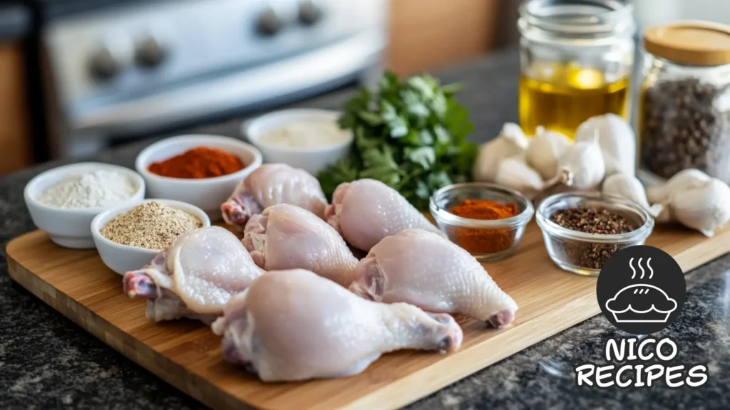 Smoked Chicken Drumsticks Ingredients