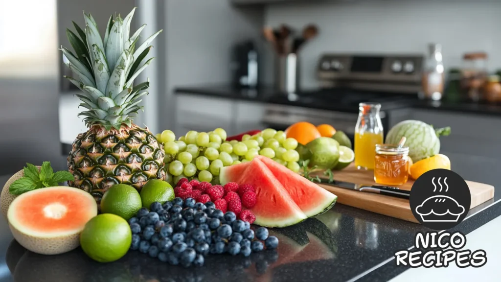 fruit cocktail ingredients