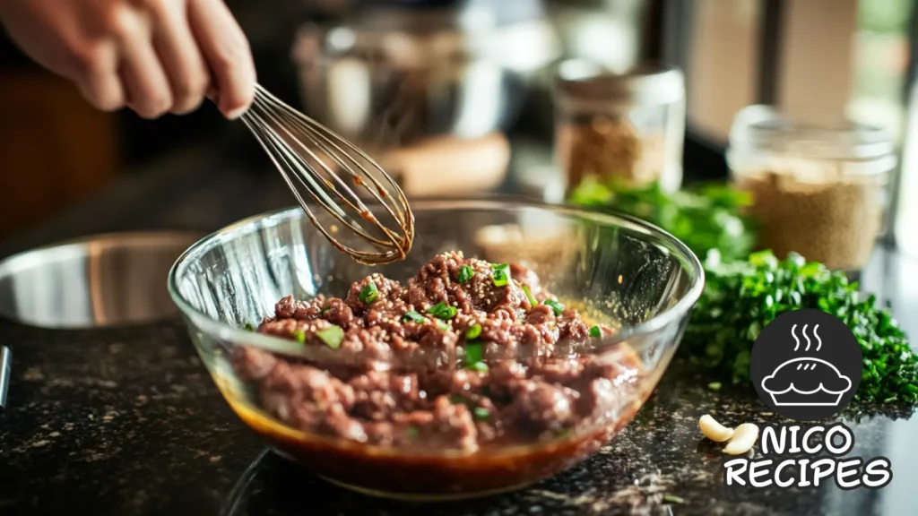 ground beef bulgogi cooking