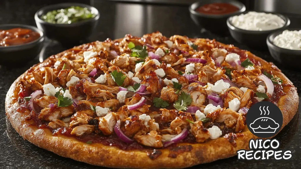 rotisserie chicken pizza