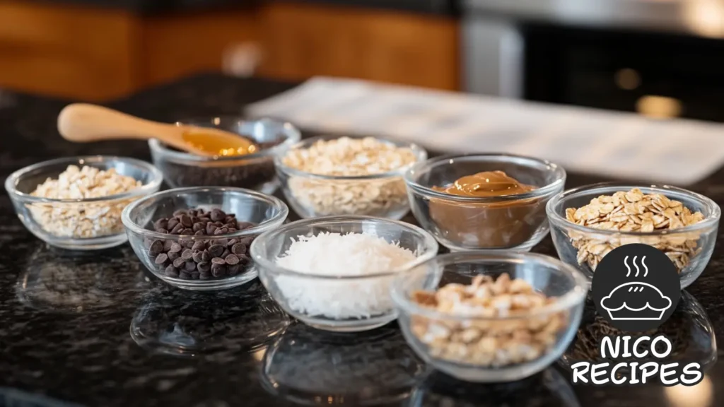 Peanut Butter Oatmeal Balls Ingredients