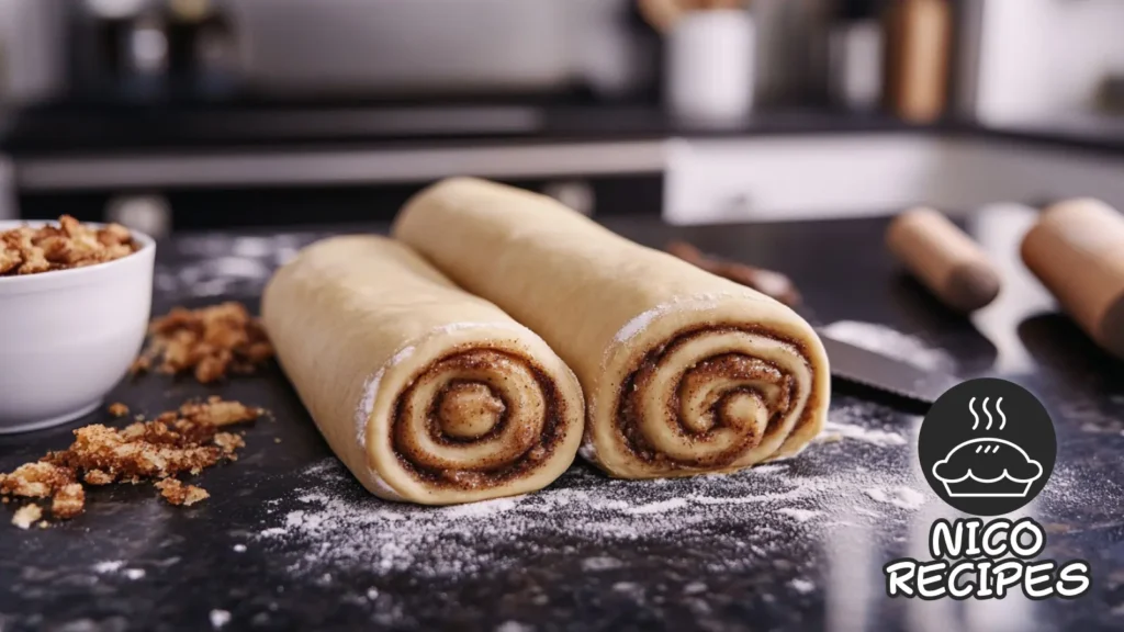 banana bread cinnamon rolls cooking