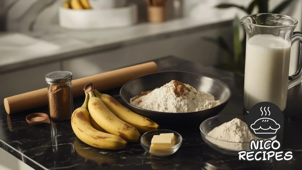 banana bread cinnamon rolls ingredients