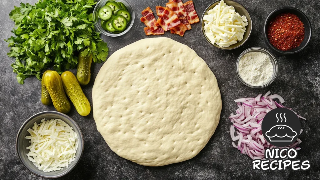 pickle pie pizza ingredients