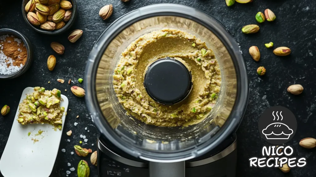 pistachio butter cooking