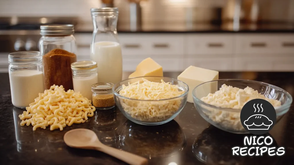 smoked mac and cheese ingredients