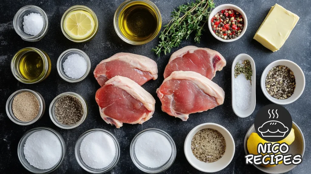 turkey chops ingredients