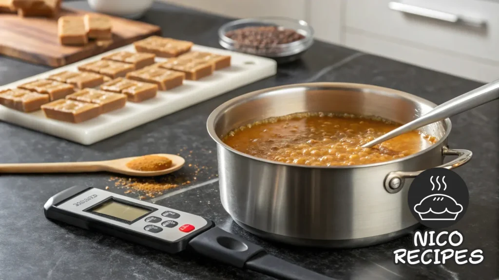 Crunchy Toffee Squares with a Caramel Twist Cooking