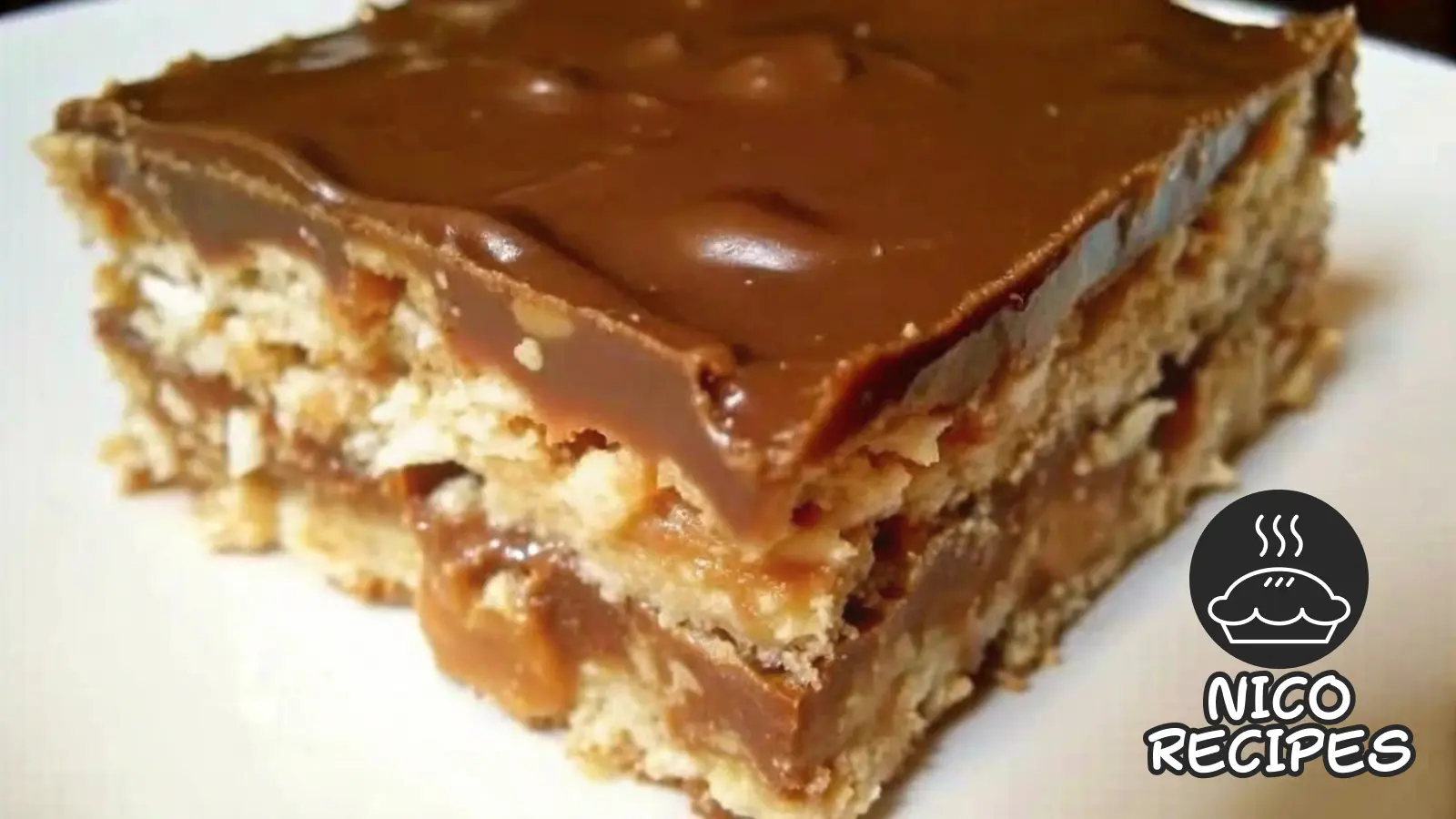 Crunchy Toffee Squares with a Caramel Twist